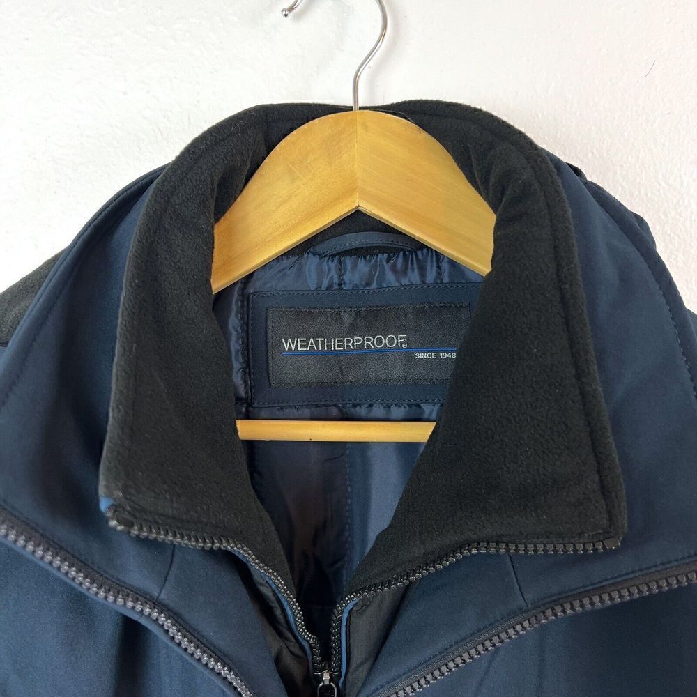 NWT Weatherproof Men’s Ultra Tech Jacket BLUE  Size M - Picture 2 of 14